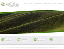 Tablet Screenshot of naturalengineering.ch